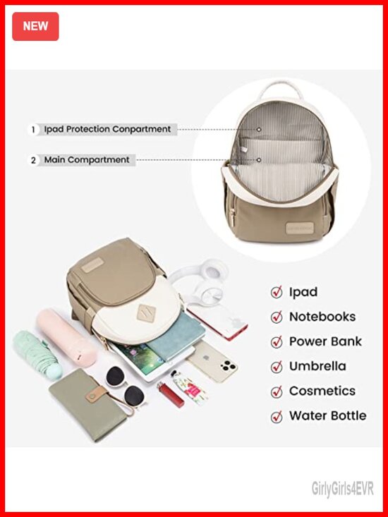 Lightweight Waterproof Nylon Mini Backpack with Multiple Pockets main image 6